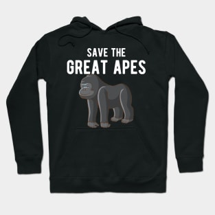 Great Ape - Save great apes Hoodie